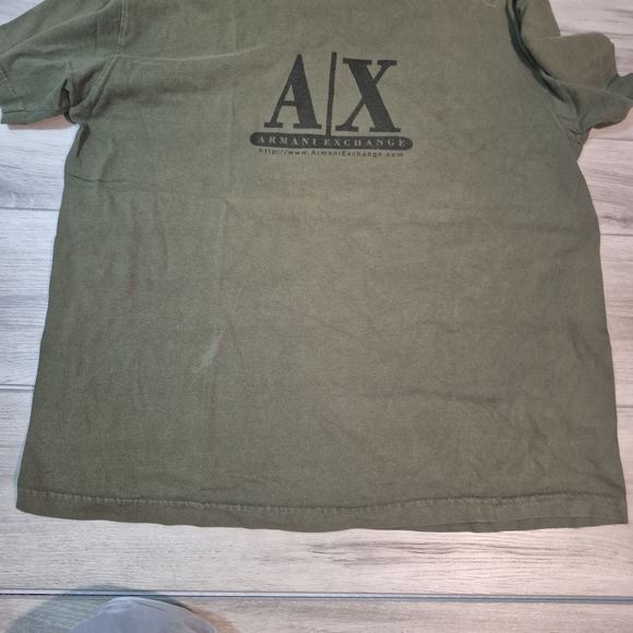A/X Armani Exchange Olive Short Sleeve Tee - Picture 1 of 4